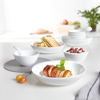 Luminarc Diwali Shell Structure Noodle Bowl 18cm Q1656 (Pack of 6Pcs)