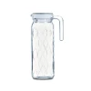Luminarc Dona Embossment Wave Glass Jug 1L Transparent Q0433