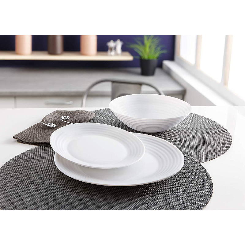 Luminarc Harena Dessert Plate 19Cm White N5414 (Pack Of 6Pcs) 6 Luminarc Harena Dessert Plate 19Cm White N5414 (Pack Of 6Pcs)