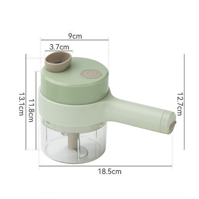 Handheld Mini Electric Food Chopper 4In1 Vegetable Cutter, Chopper, Food Slicer 11 Handheld Mini Electric Food Chopper 4In1 Vegetable Cutter, Chopper, Food Slicer
