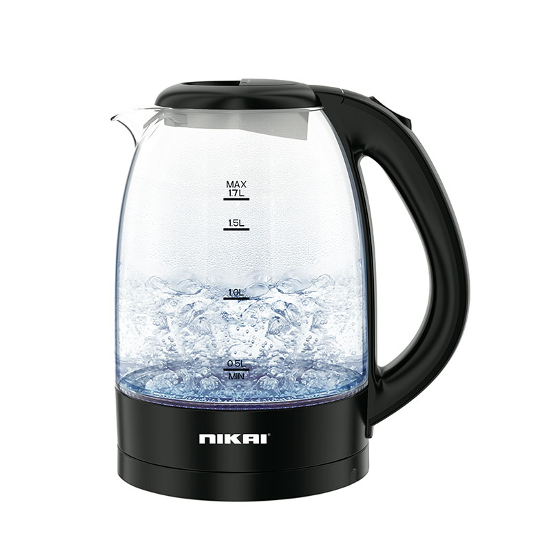 Nikai Jug Kettle 1.2L Glass With Cord Storage 2200W Nk313G Automatic Shut Off Boil Dry Protection With Indicator Light On Handle 1 Nikai Jug Kettle 1.2L Glass With Cord Storage 2200W Nk313G Automatic Shut Off Boil Dry Protection With Indicator Light On Handle