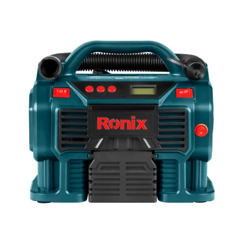 Ronix Mini Digital Compressor 160 Psi/11Bar (Ac/Dc) 220-240V/12V Portable Tire Inflator Pump With Led Light, Digital Pressure Gauge, Auto Shut-Off, Air Hose, Adapters For Cars, Bikes, Sports Balls, Air Beds, Compact Lightweight For Travel, Outdoor Rh-4261 9 Ronix Mini Digital Compressor 160 Psi/11Bar (Ac/Dc) 220-240V/12V Portable Tire Inflator Pump With Led Light, Digital Pressure Gauge, Auto Shut-Off, Air Hose, Adapters For Cars, Bikes, Sports Balls, Air Beds, Compact Lightweight For Travel, Outdoor Rh-4261