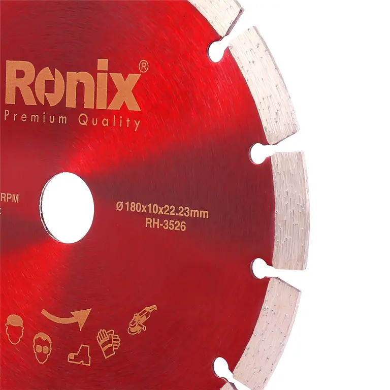 Ronix Angle Grinder, Tile Cutters Granite Cutting Disc 180X22.2X10 Mm Rh-3526 4 Ronix Angle Grinder, Tile Cutters Granite Cutting Disc 180X22.2X10 Mm Rh-3526