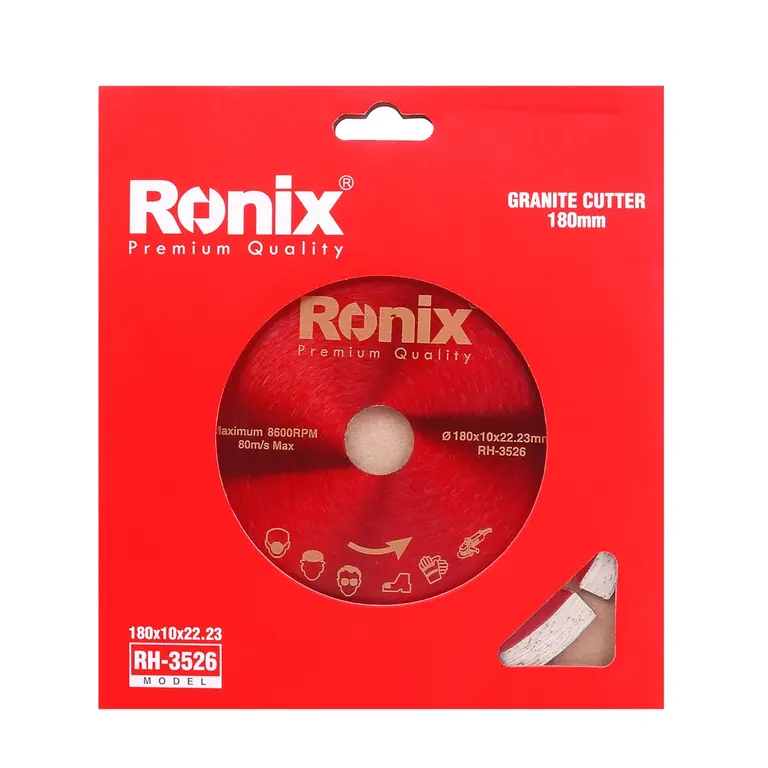 Ronix Angle Grinder, Tile Cutters Granite Cutting Disc 180X22.2X10 Mm Rh-3526 5 Ronix Angle Grinder, Tile Cutters Granite Cutting Disc 180X22.2X10 Mm Rh-3526