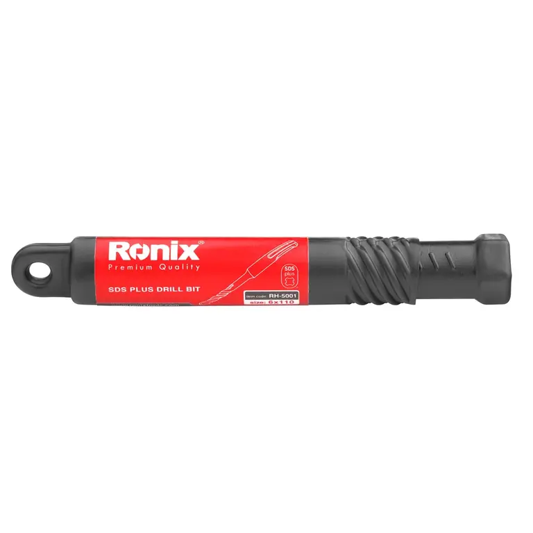 Ronix Sds Plus Drill Bit, 8*110, Tungsten Carbide Tip Ideal Tool That Fits In Most Rotary Drills. The Body Is Made Of High-Quality Steel, And The Tungsten Carbide Tip Increases The Lifetime Of The Tool. Rh-5003 4 Ronix Sds Plus Drill Bit, 8*110, Tungsten Carbide Tip Ideal Tool That Fits In Most Rotary Drills. The Body Is Made Of High-Quality Steel, And The Tungsten Carbide Tip Increases The Lifetime Of The Tool. Rh-5003