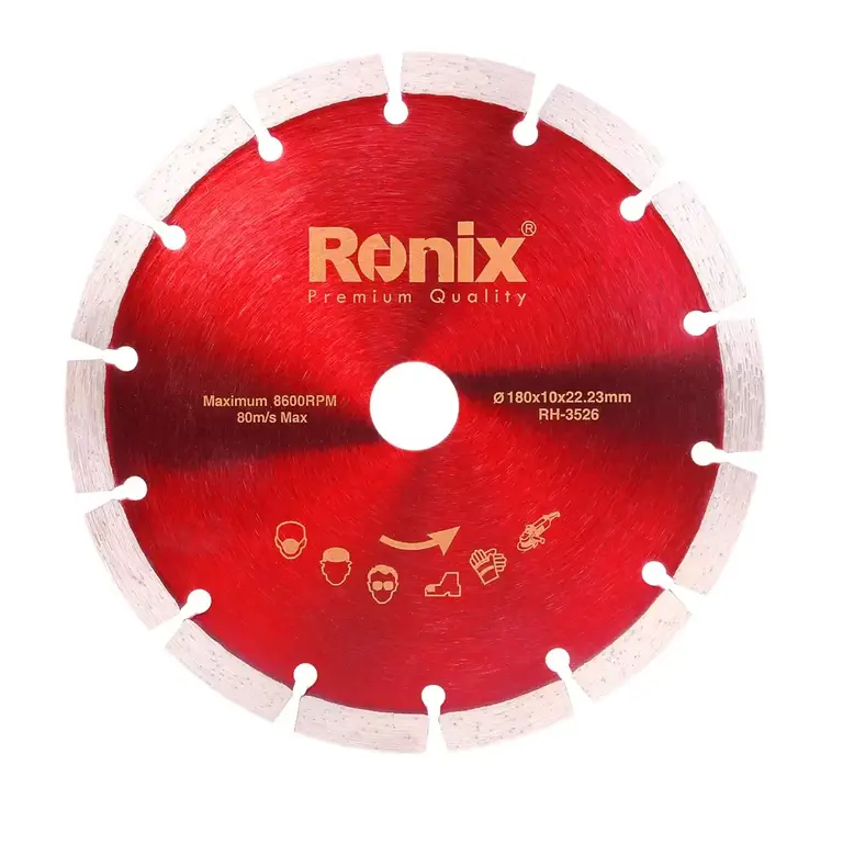 Ronix Angle Grinder, Tile Cutters Granite Cutting Disc 180X22.2X10 Mm Rh-3526 1 Ronix Angle Grinder, Tile Cutters Granite Cutting Disc 180X22.2X10 Mm Rh-3526