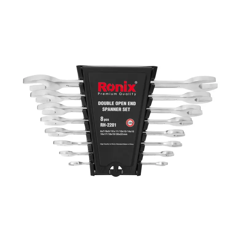 Ronix Double Open-End Spanner Set,Put Nuts Or Bolts U-Shaped Opening End Rh-2201 3 Ronix Double Open-End Spanner Set,Put Nuts Or Bolts U-Shaped Opening End Rh-2201
