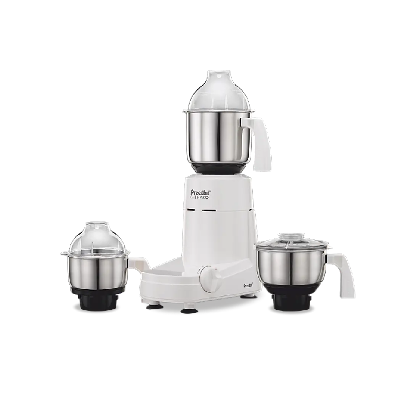 Preethi Chef Pro Mixer Grinder 750W With 2 Stainless Steel Jars, Overload Protector Mg128/08 2 Preethi Chef Pro Mixer Grinder 750W With 2 Stainless Steel Jars, Overload Protector Mg128/08