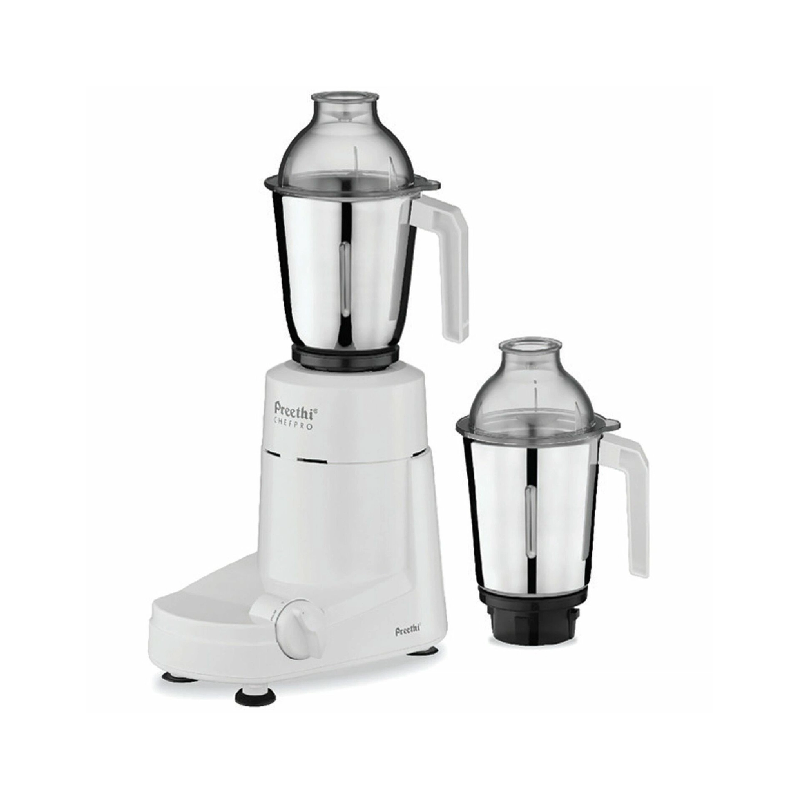 Preethi Chef Pro Mixer Grinder 750W With 2 Stainless Steel Jars, Overload Protector Mg128/08 1 Preethi Chef Pro Mixer Grinder 750W With 2 Stainless Steel Jars, Overload Protector Mg128/08