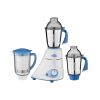 Preethi Blue Leaf Platinum Mixer Grinder 750W with 3 Stainless Steel Jars, 3 Speed & Pulse, Overload Protector, Extractor Filter MG139/09