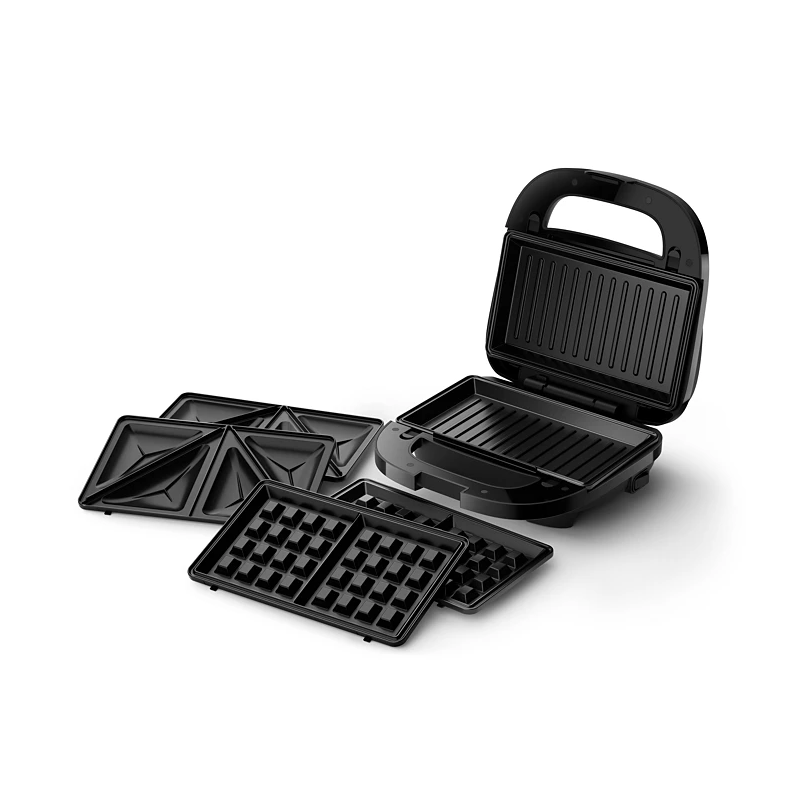 Philips 3In1 Sandwich, Panini &Amp; Waffle Maker 5000 Series 750W With Removable Nonstick Plates Hd2350/80 3 Philips 3In1 Sandwich, Panini &Amp; Waffle Maker 5000 Series 750W With Removable Nonstick Plates Hd2350/80