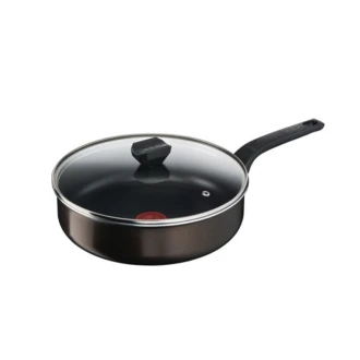 Tefal Easy Cook Sautepan 24cm Non Electric B5543202 aluminium material heat indicator thermo signal dishwasher safe made in france