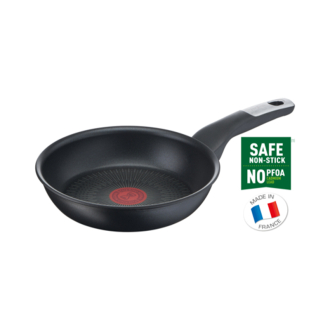 Tefal Unlimited Frypan 28cm Non Electric G2550602 aluminium material heat indicator thermo signal titanium coating made in france