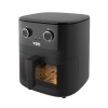 Von Manual Air Fryer 6.5L 1650W with Auto-Off Function, Overheat Protection, Black VAF065MCK