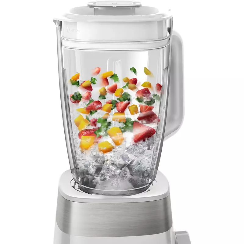 Philips Blender 2L With Max 1.5 L Capacity Jar 800W, Multi Speed Setting + Pulse, With Ice Crush Function 6 Star Serrated Steel Blade Hr2224/00 3 Philips Blender 2L With Max 1.5 L Capacity Jar 800W, Multi Speed Setting + Pulse, With Ice Crush Function 6 Star Serrated Steel Blade Hr2224/00