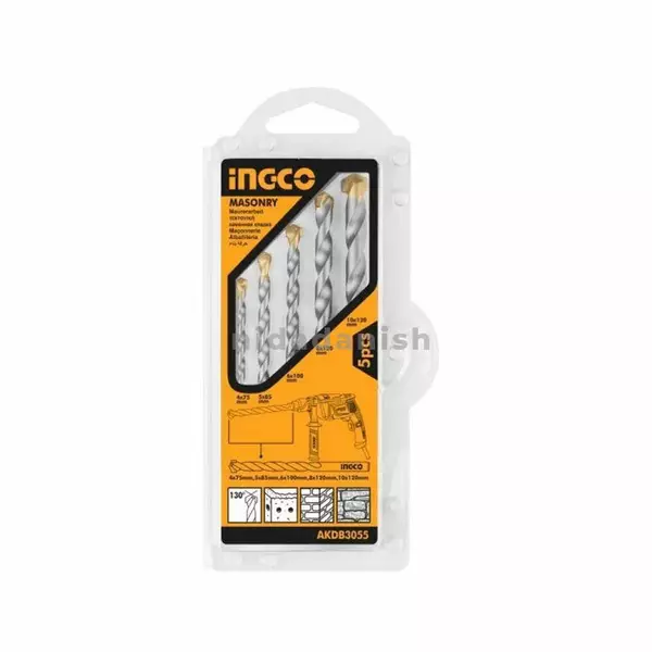 Ingco Wood Drill Bits Set 5Pcs Akdb5055 1 Ingco Wood Drill Bits Set 5Pcs Akdb5055