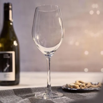 Ocean Wine Glass 2pcs Sante White Wine 340ml Fine Rim Stemware 3026w1202g0003