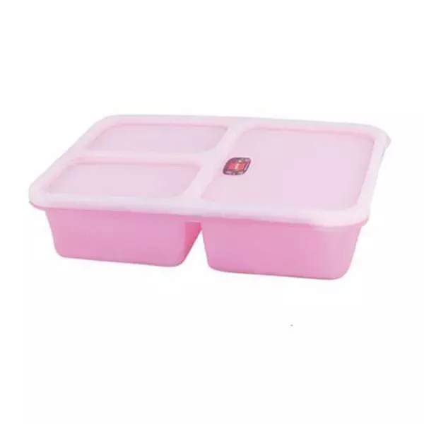 Cello Plastic Container 3 Partition With Lid Omega Lunch Box 1 Cello Plastic Container 3 Partition With Lid Omega Lunch Box