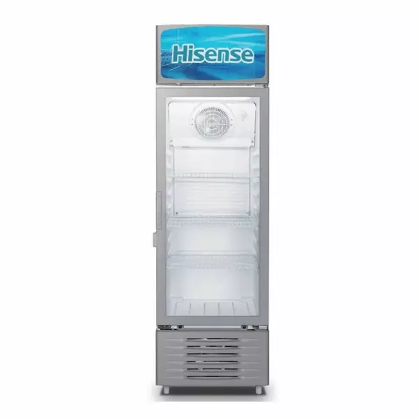 Hisense Beverage Cooler 282L Single Door, Light Box, Frost, White Fl-37Fc 1 Hisense Beverage Cooler 282L Single Door, Light Box, Frost, White Fl-37Fc