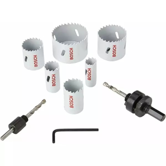 Bosch Electricians Hole saw Set 2608580804 (Pack of 9Pcs)