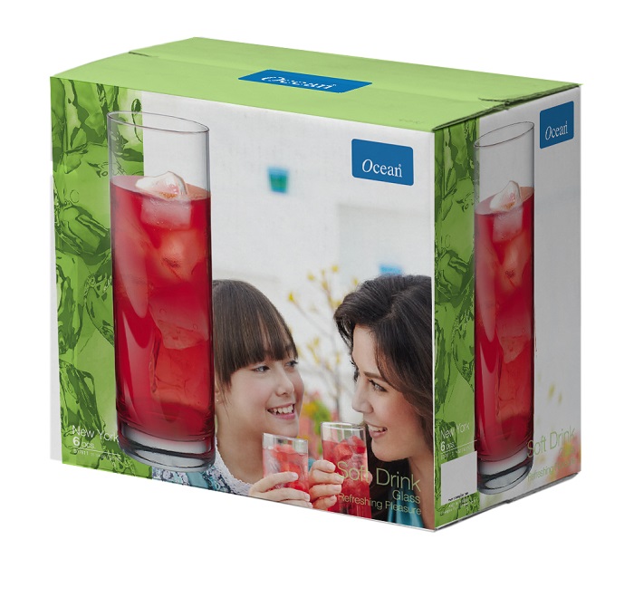 Ocean Glass 6Pcs New York Hi Ball 320Ml Drink Tumbler 3B0781106G0001 3 Ocean Glass 6Pcs New York Hi Ball 320Ml Drink Tumbler 3B0781106G0001