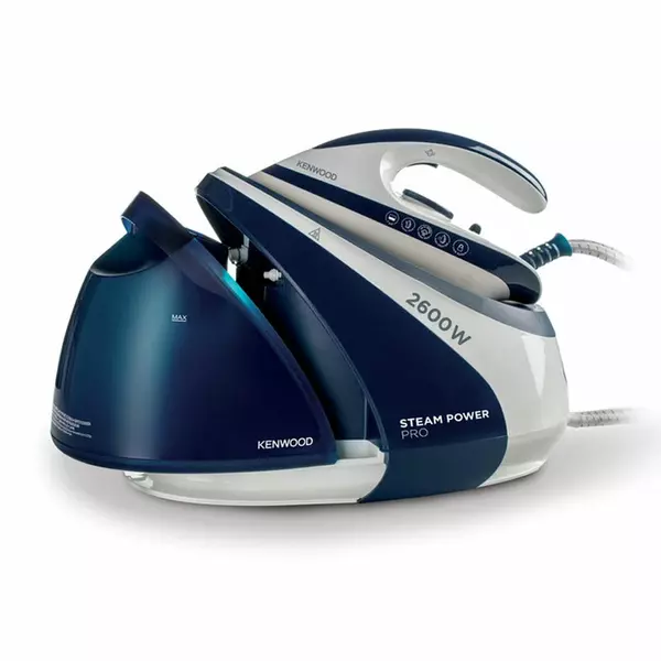 Kenwood Steam Iron Station 1.8L Tank Ceramic Sole Plate 2600W Ssp70.000Wb - Removable Water Tank Automatic Sitch Off 140G Per Min Steam Output 1 Kenwood Steam Iron Station 1.8L Tank Ceramic Sole Plate 2600W Ssp70.000Wb - Removable Water Tank Automatic Sitch Off 140G Per Min Steam Output