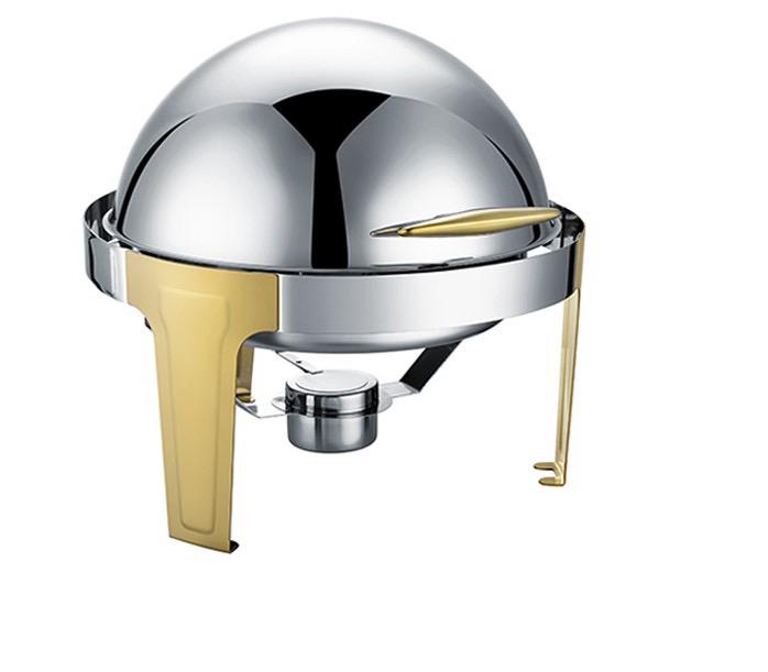 Avino Chaffing Dish 9L Round Roll Top 1 Avino Chaffing Dish 9L Round Roll Top