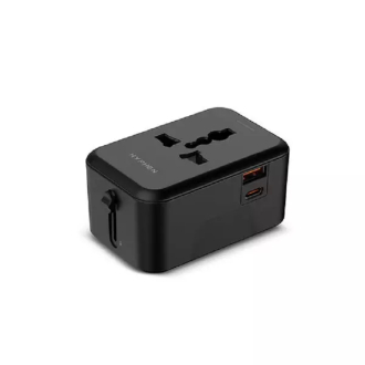 Hyphen Charge Point Universal Travel Adaptor 20W Black HTA-BK20W0000