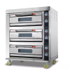 Generic Commercial Gas Baking Oven 3 Door 9 Tray