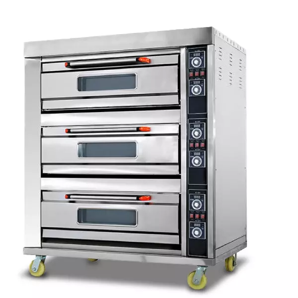 Generic Commercial Gas Baking Oven 3 Door 9 Tray 1 Generic Commercial Gas Baking Oven 3 Door 9 Tray