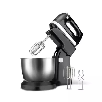 Decakila Kitchen Machine 3.5l Steel Bowl 5 Speed with Turbo Function 250w Kemx012b 2 beaters and dough hooks beater bowl with automatic rotation