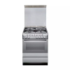 Ariston Cooking Range 3 Gas Burner 1 Electric Plate 60x60cm Stainless Steel A6MSH2F