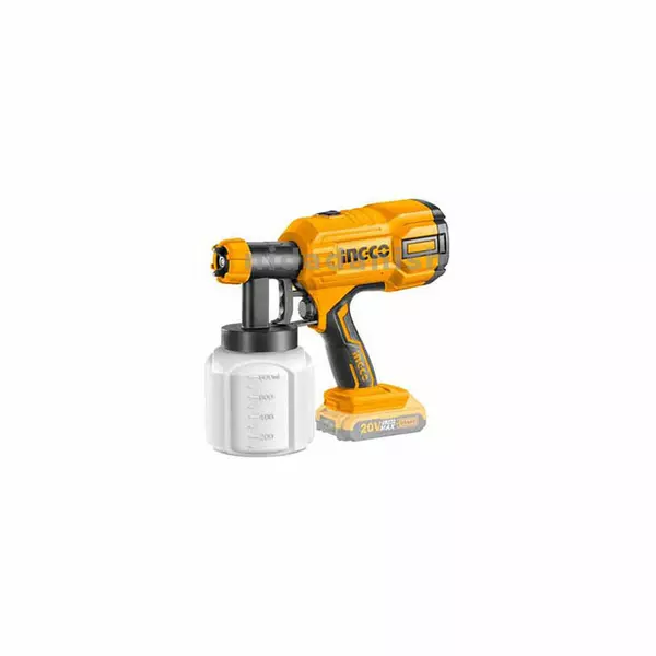 Ingco Lithium-Ion Spray Gun, 20V, 0.1-0.2Bar, 800Ml Csgli2001 1 Ingco Lithium-Ion Spray Gun, 20V, 0.1-0.2Bar, 800Ml Csgli2001