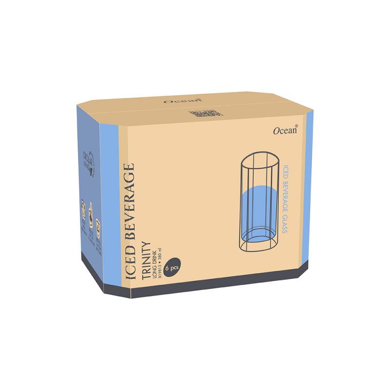 Ocean Glass 6Pcs Trinity Long Drink 380Ml 3B1981306G0002 4 Ocean Glass 6Pcs Trinity Long Drink 380Ml 3B1981306G0002