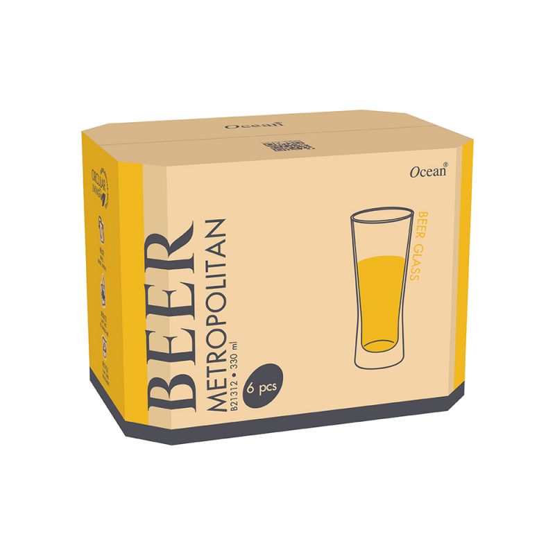 Ocean Glass 6Pcs Metropolitan 330Ml Beer Tumbler 3B2131206G0003 5 Ocean Glass 6Pcs Metropolitan 330Ml Beer Tumbler 3B2131206G0003