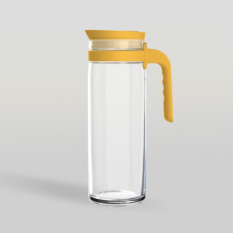 Ocean Jug Terra Pitcher Mimosa Yellow 1390Ml – Stylish Glass Serve Pitcher For Water, Juice &Amp; Cold Beverages 3B2434901G0006 3 Ocean Jug Terra Pitcher Mimosa Yellow 1390Ml – Stylish Glass Serve Pitcher For Water, Juice &Amp; Cold Beverages 3B2434901G0006