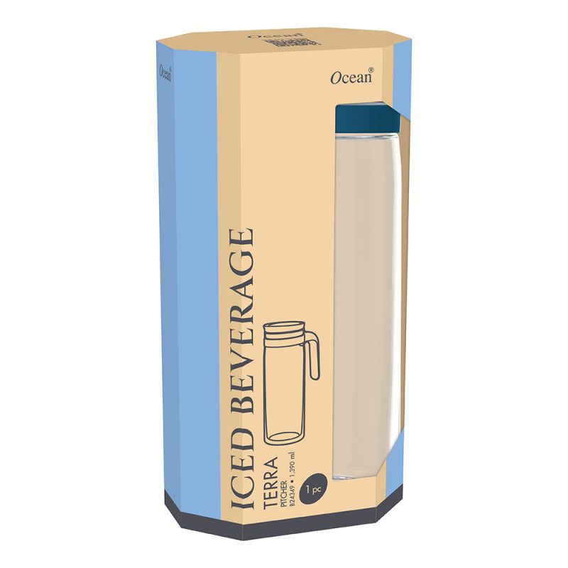 Ocean Jug Terra Pitcher Atlantic Blue 1390Ml Serve Pitcher 3B2434901G0007 4 Ocean Jug Terra Pitcher Atlantic Blue 1390Ml Serve Pitcher 3B2434901G0007