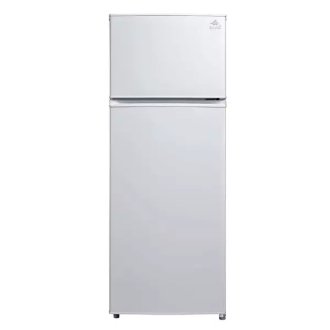 Evvoli Top Double Door Refrigerator Wihte EVRFM-225L