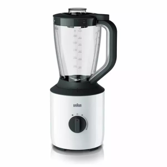 Braun Blender 1.5L Plastic Jug with Dry Grinder 800W JB301AI-JB3115WH 2 Plastic Jars Stainless Steel Blades Ice Crush Function Variable Speed With Pulse