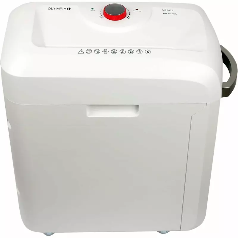 Olympia Shredder, Micro Cut, 19L Bin Which Holds 6 A4 Sheets (80Gsm), 2X15Mm, Input Width Up To 220 Mm, Strong Performance, Effective Particle Cut, High Safety, Mc-306-2 5 Olympia Shredder, Micro Cut, 19L Bin Which Holds 6 A4 Sheets (80Gsm), 2X15Mm, Input Width Up To 220 Mm, Strong Performance, Effective Particle Cut, High Safety, Mc-306-2