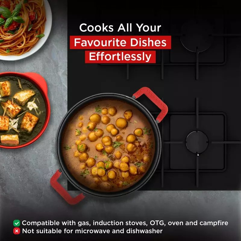 Pigeon Imperi Luxe Cast Iron Kadai 20Cm – Natural Non-Stick, Toxin-Free &Amp; Durable Cookware Sap 16299 7 Pigeon Imperi Luxe Cast Iron Kadai 20Cm – Natural Non-Stick, Toxin-Free &Amp; Durable Cookware Sap 16299