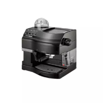 Rank Arena Espresso & Cappucino Coffee Machine with Built in Grinder Black 1.8L