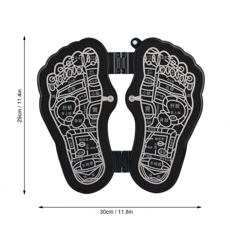 Ems Rechargeable/Wireless Foldable Foot Massager Mat With Muscle Stimulator 6 Modes, Muscle Pain Relief Physiotherapy Foot Massage Pad, Foot Massage For Improving Blood Circulation 5 Ems Rechargeable/Wireless Foldable Foot Massager Mat With Muscle Stimulator 6 Modes, Muscle Pain Relief Physiotherapy Foot Massage Pad, Foot Massage For Improving Blood Circulation