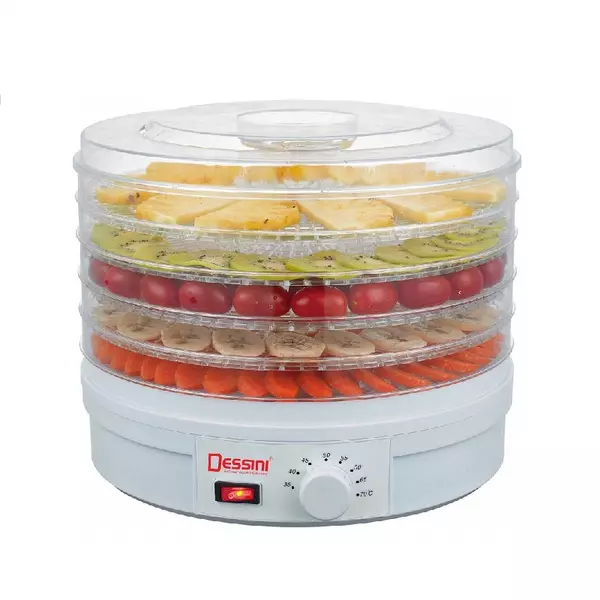 Dessini Food Dehydrator 5 Layer Tray 350W 1 Dessini Food Dehydrator 5 Layer Tray 350W