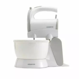 Kenwood Hand Mixer 5 Speed with Turbo Function 300w Hmp22.000wh - 2 Beaters For Eggs And Cream And 2 Hooks For Mixing Dough 5 Speeds With Turbo Function