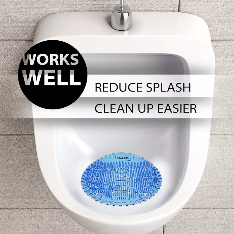 Urinal Screen Mat Deodorizer, Urinal Screen Anti-Splash With Easy Fit &Amp; Multiple Use For Toilet,Bathroom,Restaurants,Offices,Schools,Hotels (Pack Of 10) 6 Urinal Screen Mat Deodorizer, Urinal Screen Anti-Splash With Easy Fit &Amp; Multiple Use For Toilet,Bathroom,Restaurants,Offices,Schools,Hotels (Pack Of 10)