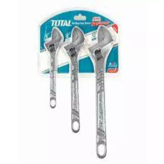 Total Adjustable Wrench Set (6",8",10") 3Pcs/Set THTK1013