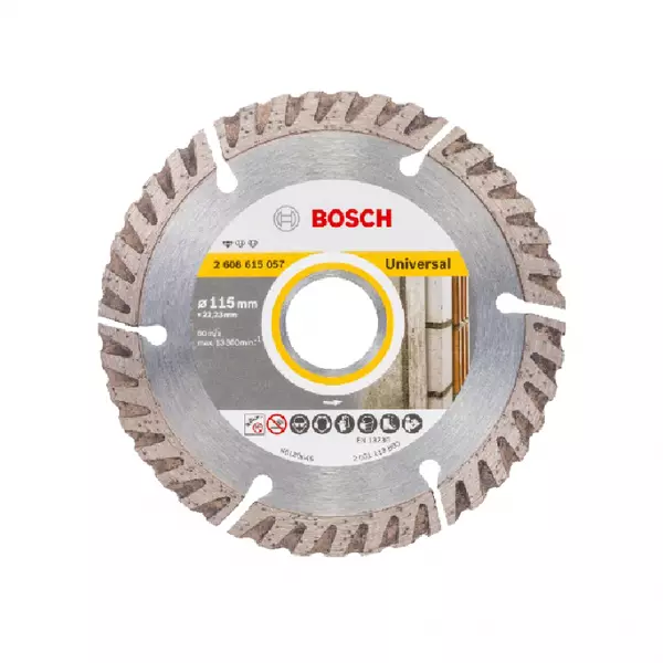 Bosch Diamond Cutting Disc Professional For Universal 115 X 22.23Mm 2608615057