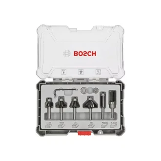 Bosch Router Bits Edging Set 8mm 6 Pcs 2607017468