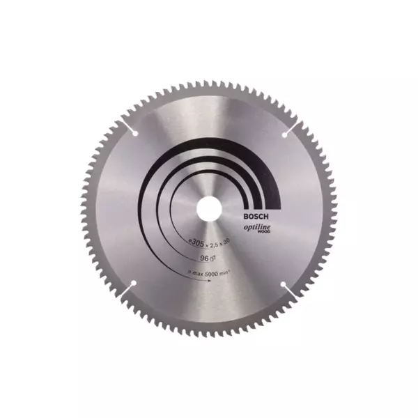 Bosch Optiline Wood Circular Saw Blade 305 X 30 X 2.5Mm 96T For Mitre Saws 2608640442 1 Bosch Optiline Wood Circular Saw Blade 305 X 30 X 2.5Mm 96T For Mitre Saws 2608640442